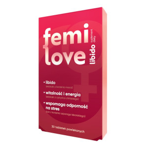 Femilove Libido suplement diety dla kobiet 30 tabletek powlekanych