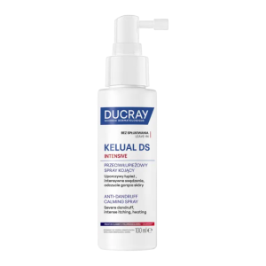 DUCRAY KELUAL DS INTENSIVE Kojący spray przeciwłupieżowy do skóry głowy - 100 ml