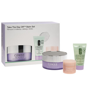 CLINIQUE SET (TAKE THE DAY OFF BALM 125ML + REPL HYDRATOR 15ML + LIQUID FACIAL SOAP 30ML )