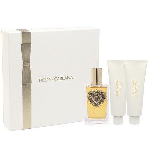 D&G SET (Devotion + Shower GEL + BODY Lotion ) woda perfumowana spray 100 ml