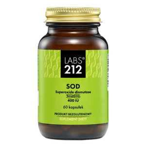 LABS212 SOD superoxide dismutase Tetra-SOD suplement diety 60 kapsułek