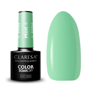 Claresa Color Soak Off UV/LED Mint lakier hybrydowy 4 5g
