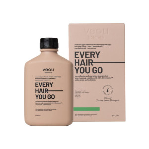VEOLI BOTANICA EVERY HAIR YOU GO wzmacniająco-odżywczy szampon poprawiający kondycję skóry z 0,5% Chromazone™, aminokwasami i melatoniną 300 ml