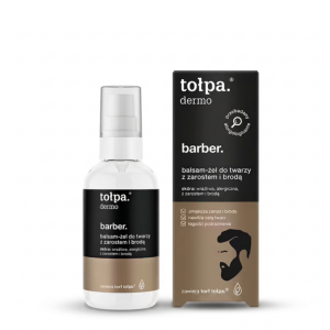 TOŁPA DERMO MEN BARBER Balsam żel do twarzy z zarostem i brodą 75ml