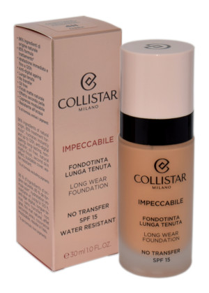COLLISTAR IMPECCABILE LONG WEAR FOUNDATION SPF 15 4N - SAND 30ML