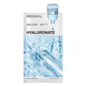 MEDIHEAL HYALURONATE ESSENTIAL MASKULTRA HYDRATION Głęboko nawilżająca maska z kwasem hialuronowym 24 ml