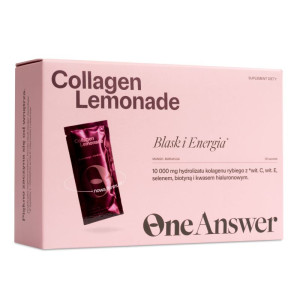 ONEANSWER Collagen Lemonade Kolagen Rybi 10000 mg 30 Saszetek