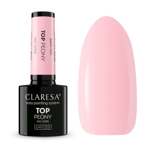 Claresa Top Peony No Wipe top hybrydowy bez przemywania 5g