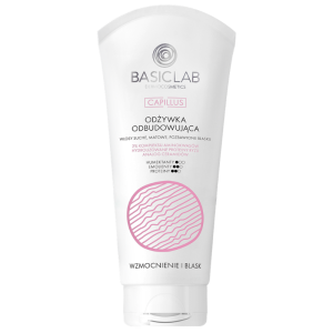 BASICLAB Capillus Odżywka odbudowująca włosy suche, matowe, pozbawione blasku Wzmocnienie i Blask 100 ml