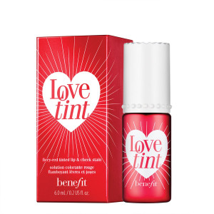 Benefit Lovetint róż w płynie do ust i policzków Ognistoczerwony 6ml