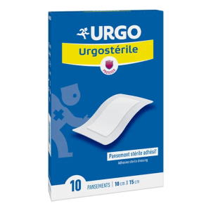 URGO Urgosterile opatrunki samoprzylepne 10x15 10 szt.