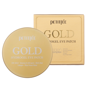 PETITFEE Gold Hydrogel Eye Patch Nawilżająco-rozświetlające hydrożelowe płatki pod oczy ze złotem 60szt.