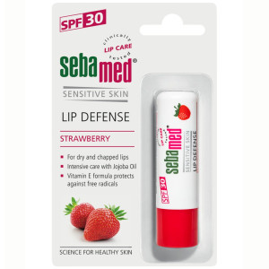 Sebamed Lip Defense SPF30 ochronna pomadka do ust Strawberry 4.8g