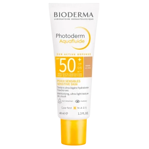 BIODERMA PHOTODERM Aquafluide SPF 50+ Ultralekki Fluid do skóry normalnej jasny 40 ml