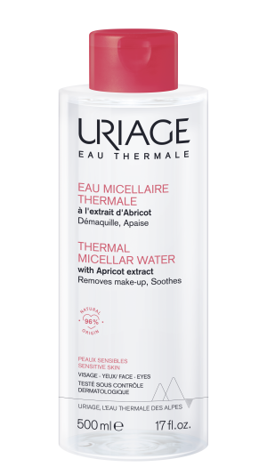 URIAGE Thermal Micellar Water płyn micelarny z ekstraktem z moreli do skóry wrażliwej 500ml