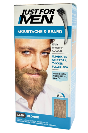 JUST FOR MEN Żel Koloryzujący Do Wąsów i Brody - Piaskowy Blond (M-10)