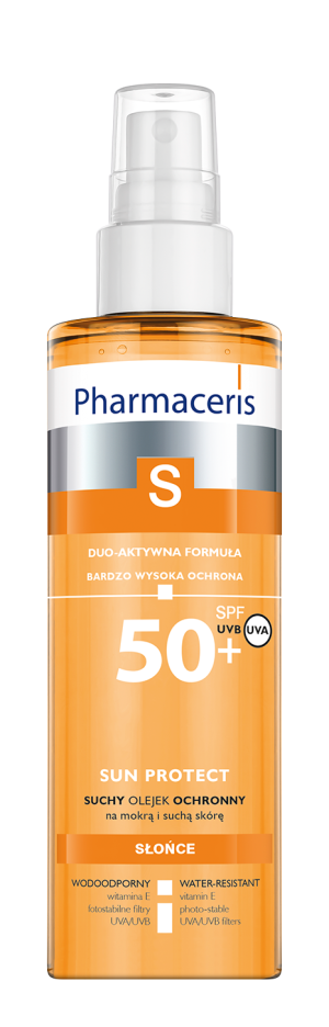 PHARMACERIS S SUN PROTECT Suchy olejek ochronny do ciała dla dorosłych SPF 50+ - 200 ml
