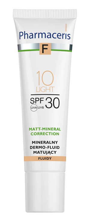 PHARMACERIS F Mineralny Dermo-Fluid Matujący SPF 30 - 30 ml