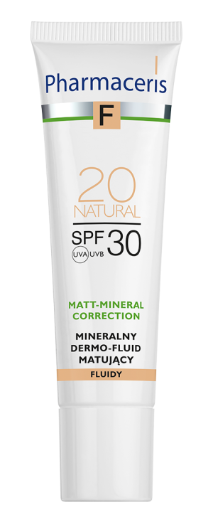 PHARMACERIS F MATT-MINERAL-CORRECTION Mineralny Dermo-Fluid Matujący SPF 30 NATURAL 20 - 30 ml