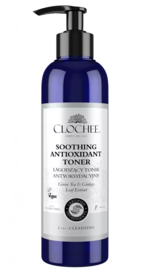 CLOCHEE Łagodzący tonik antyoksydacyjny 250ml