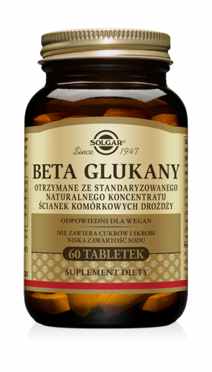 SOLGAR Beta Glukany - 60 Tabletek