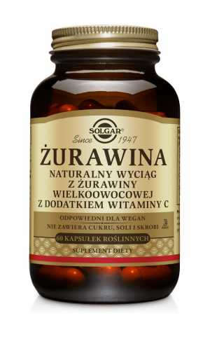 SOLGAR Żurawina Wielkoowocowa - 60 Kapsułek