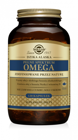 SOLGAR Pełne Spektrum Omega - 120 Kapsułek