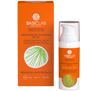 BasicLab PROTECTICUS Lekka Emulsja Ochronna SPF50+ - 50 ml