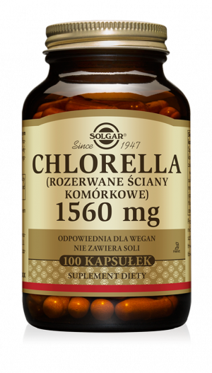 SOLGAR Chlorella 1560 mg - 100 Kapsułek
