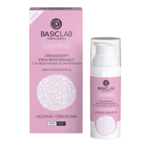 BASICLAB COMPLEMENTIS Ceramidowy Krem Regenerujący Lekka Konsystencja - 50 ml