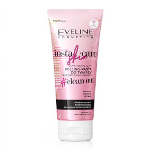 Eveline Cosmetics Insta Skin Care oczyszczający peeling-pasta do twarzy przeciw zaskórnikom 75ml