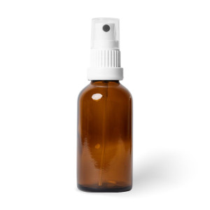 Flasche Glas inkl. Spray