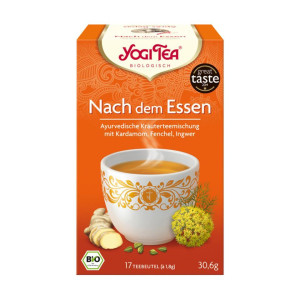 Nach dem Essen Tee