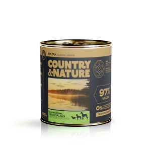 850 g 850 gBezzbożowa mokra karma kaczka z burakiem i jabłkiem - COUNTRY&NATURE