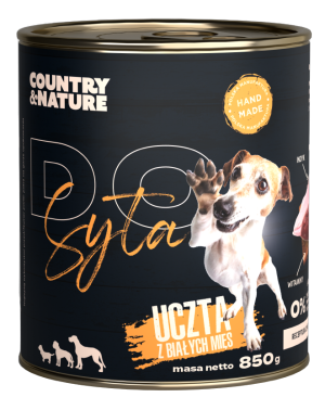 850 g 850 gBezzbożowa karma mokra DO SYTA - uczta z białych mięs - COUNTRY&NATURE