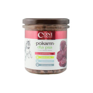 300 g Pokarm dla psa z wołowiną w słoiku 300 g - CONI