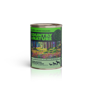 800 g Mokra karma Jeleń z kaszą kuskus COUNTRY&NATURE