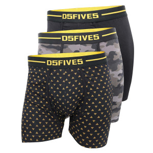 Duże męskie bokserki bielizna Duke D555 Sylvester 3 szt multi (6XL) | 6XL