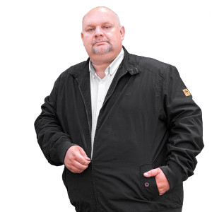 Duża męska przejściowa kurtka Duke D555 Windsor czarna (7XL) | 7XL