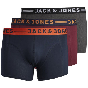 Duża bielizna męska bokserki 3 sztuki Jack & Jones 12147592 multi (5XL) | 5XL