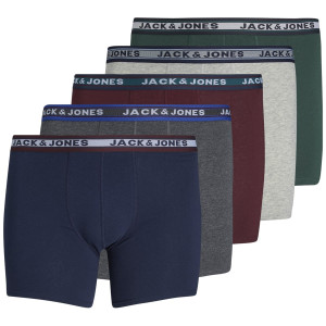 Duża bielizna męska bokserki 5 sztuk Jack & Jones 12211701 multi (7XL) | 7XL