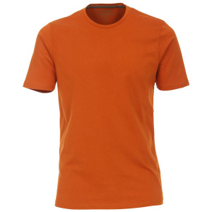 Duża męska gładka koszulka t-shirt Redmond 665-23 pomarańczowy (3XL) | 3XL