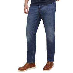 Duże męskie spodnie jeansowe Jack & Jones 12153646 ciemnoniebieskie (48R) | 48R