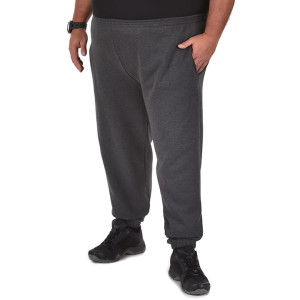 Duże męskie grube spodnie dresowe ze ściągaczami Dark Side ciemnoszare (5XL (long)) | 5XL (long)