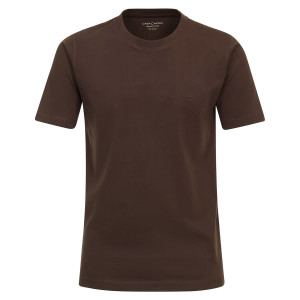 Duża męska koszulka gładka t-shirt Casa Moda 4200-682 brązowy (7XL) | 7XL