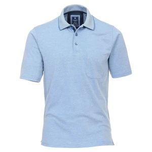 Duża męska koszulka polo gładka Redmond 912-12 niebieska (4XL) | 4XL
