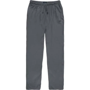 Duże męskie spodnie dresowe z prostą nogawką bawełniane Double Urban Outfitters MPAN-05 ciemnoszare (4XL) | 4XL