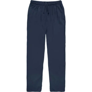 Duże męskie spodnie dresowe z prostą nogawką bawełniane Double Urban Outfitters MPAN-05 granatowe (7XL) | 7XL
