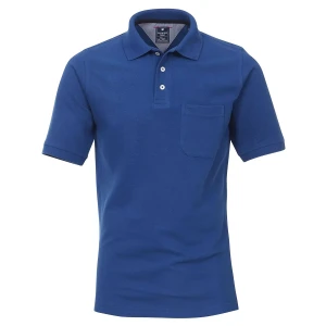 Duża męska koszulka polo gładka Redmond 900-12 niebieska (6XL) | 6XL