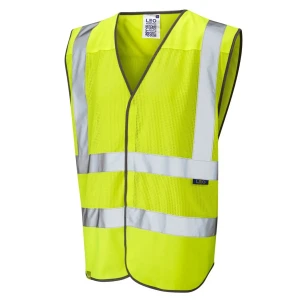 Duża męska kamizelka odblaskowa na rzepę Arlington Leo żółta (5XL) | 5XL